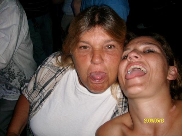 caption me and mom at club liquid